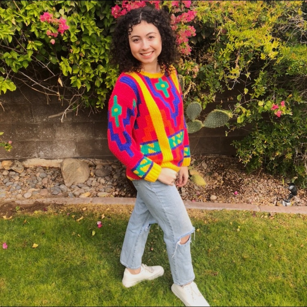 80’s Vintage Colorful Sweater